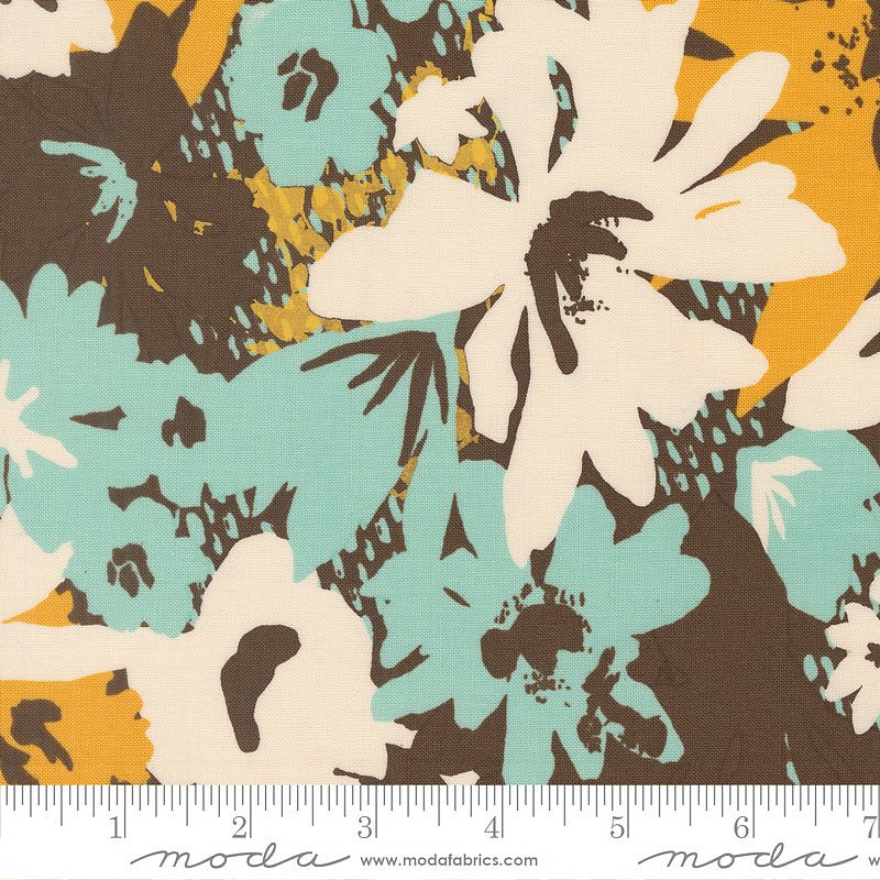 Boho Haven Image Florals Walnut - Moda from Fort Worth Fabric Studio
