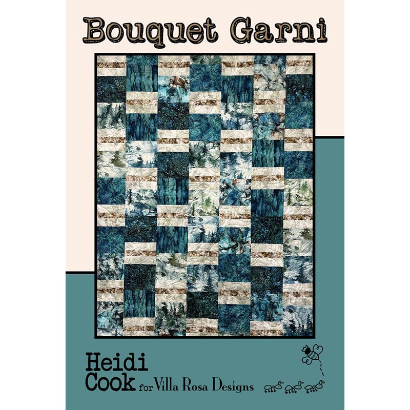 Bouquet Garni Quilt Pattern PDF Download - Villa Rosa Designs from Fort Worth Fabric Studio