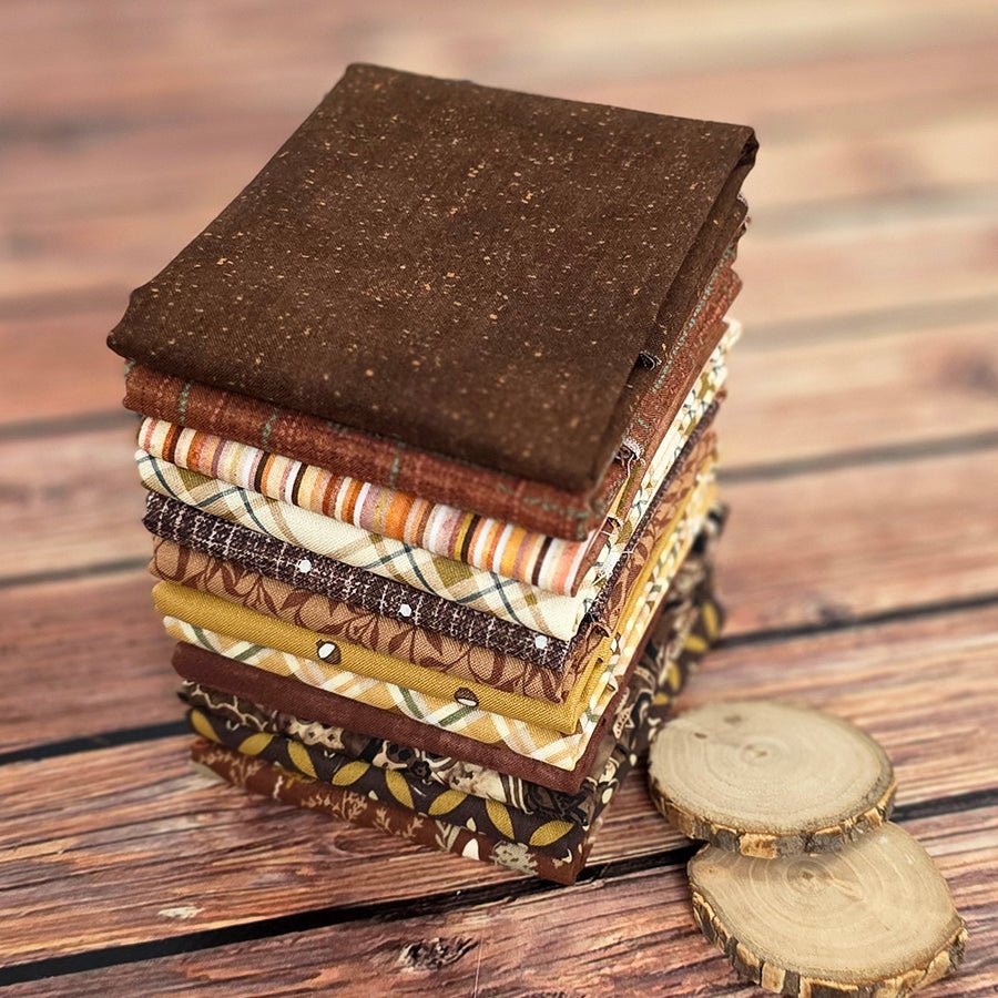 Brown Sugar – FWFS Exclusive 1/3 Yard Autumn Fabric Bundle (4 Yards Total) - Fort Worth Fabric Studio from Fort Worth Fabric Studio