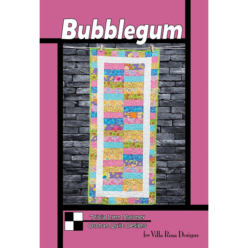 Bubblegum Table Runner Pattern PDF Download - Villa Rosa Designs from Fort Worth Fabric Studio
