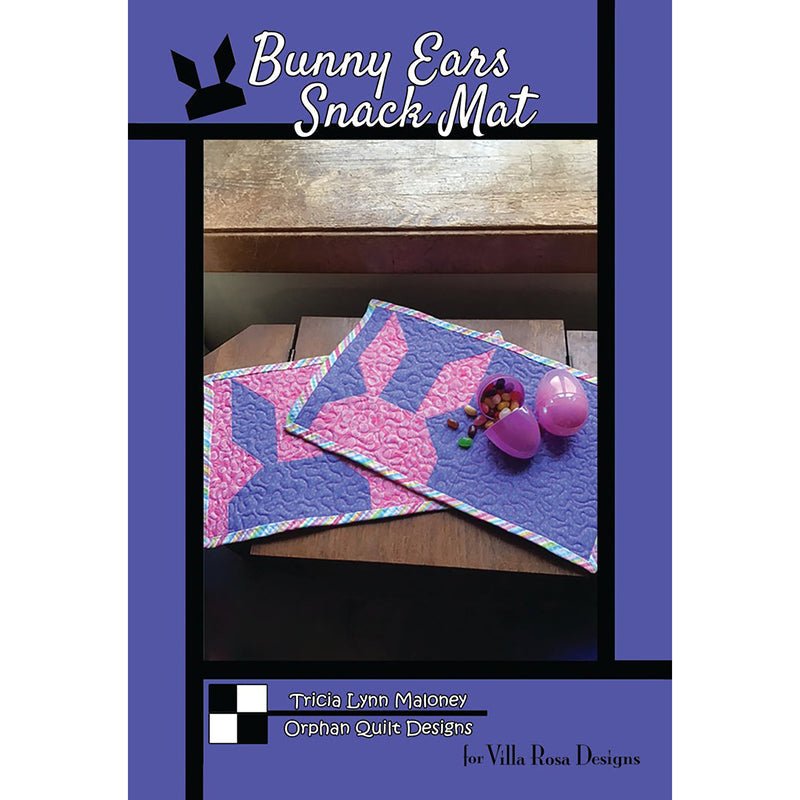 Bunny Ears Snack Mat Pattern PDF Download - Villa Rosa Designs from Fort Worth Fabric Studio