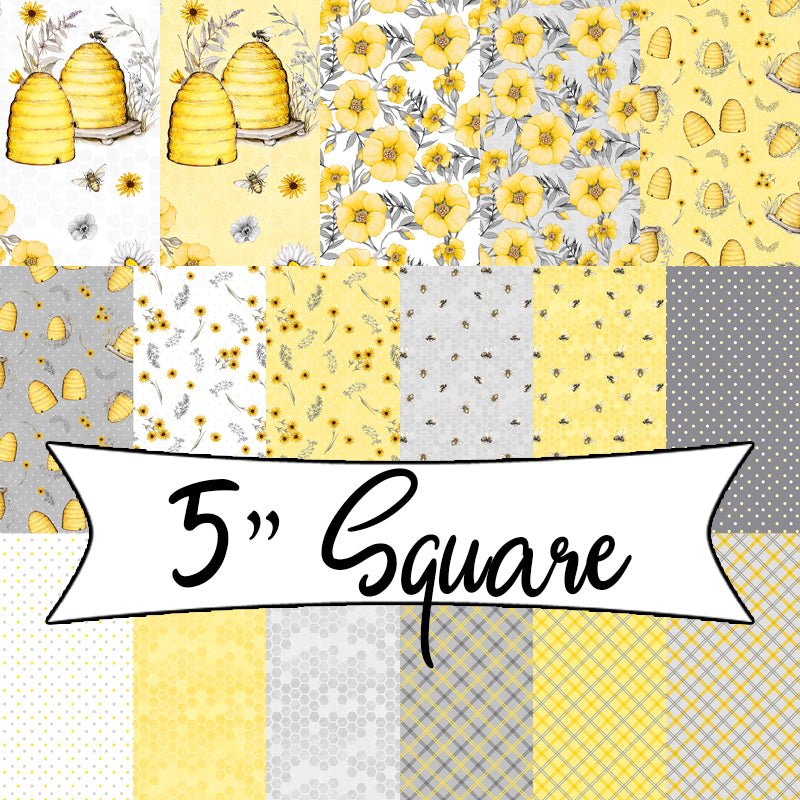 Buzzin' Blooms 5 Karat Gems 5" Squares - Wilmington Prints from Fort Worth Fabric Studio