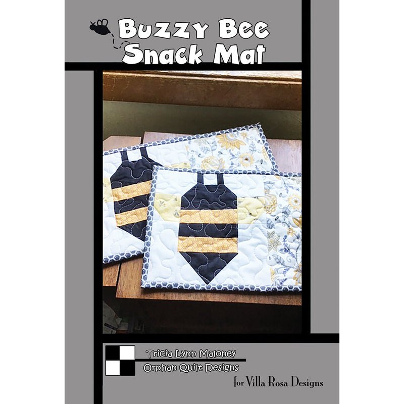 Buzzy Bee Snack Mat Pattern PDF Download - Villa Rosa Designs from Fort Worth Fabric Studio
