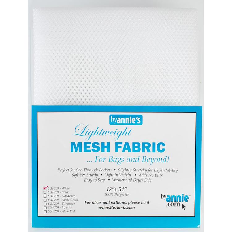By Annie's Lightweight Mesh Fabric White - ByAnnie from Fort Worth Fabric Studio