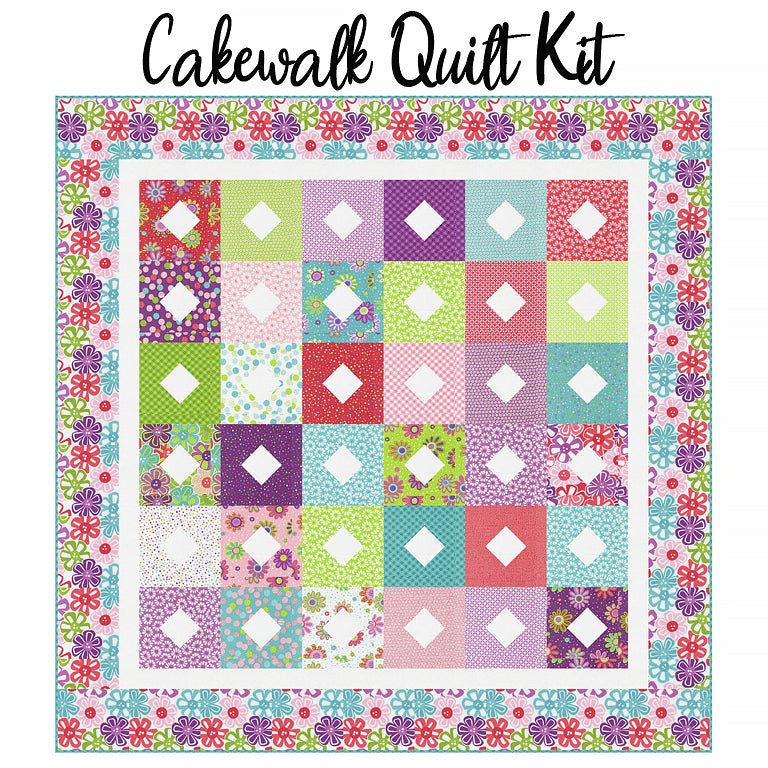 Cakewalk Quilt Kit with Pick Me! from Moda - Moda from Fort Worth Fabric Studio