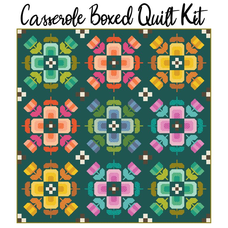 Casserole Boxed Quilt Kit with Scenery from Moda - Moda from Fort Worth Fabric Studio