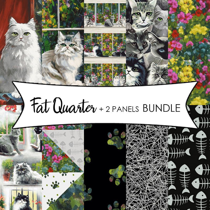 Catsup Fat Quarter + 2 Panels Bundle - Henry Glass from Fort Worth Fabric Studio