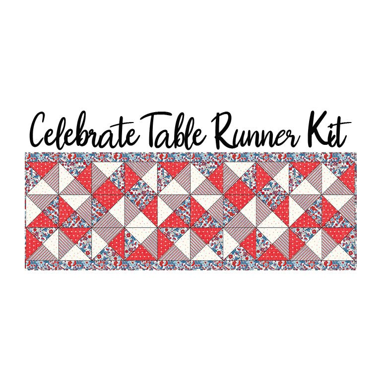 Celebrate Table Runner Kit with Bloomin' Americana from Art Gallery - Art Gallery from Fort Worth Fabric Studio