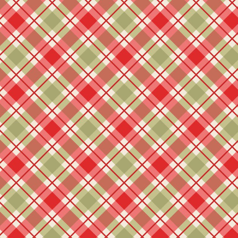 Celtic Christmas Christmas Check - Lewis & Irene from Fort Worth Fabric Studio
