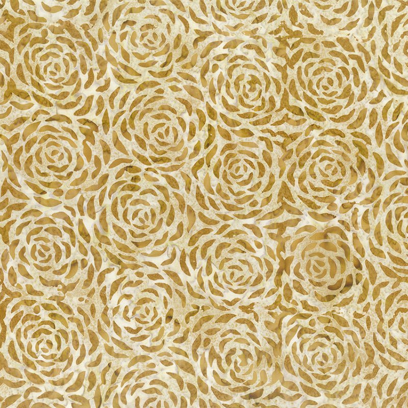 Changes in Seasons Batiks Rose Petals Champagne - Banyan Batiks from Fort Worth Fabric Studio