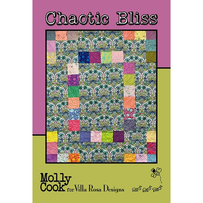 Chaotic Bliss Quilt Pattern - Villa Rosa Designs from Fort Worth Fabric Studio