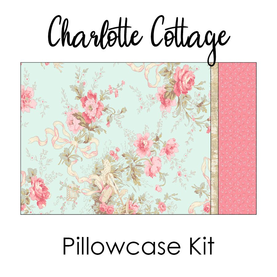 Charlotte Cottage Pillowcase Kit from Clothworks - Clothworks from Fort Worth Fabric Studio
