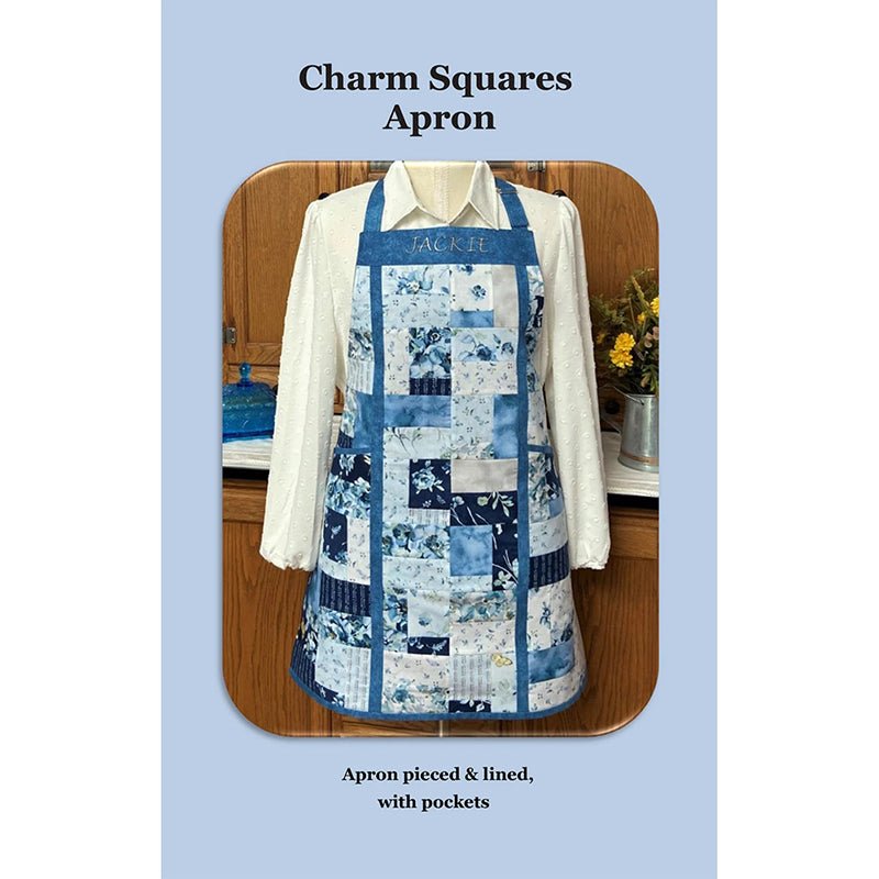 Charm Squares Apron Pattern by J. Minnis Designs - J. Minnis Designs from Fort Worth Fabric Studio