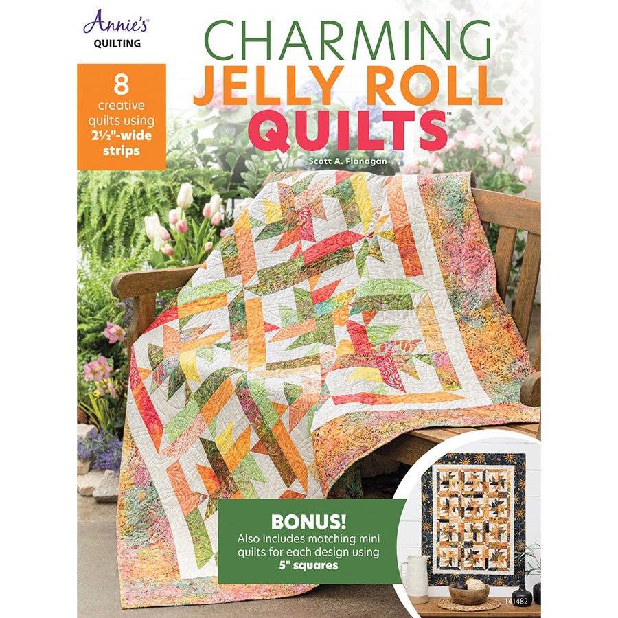 Charming Jelly Roll Quilts Quilt Pattern Book - Annie's Quilting from Fort Worth Fabric Studio