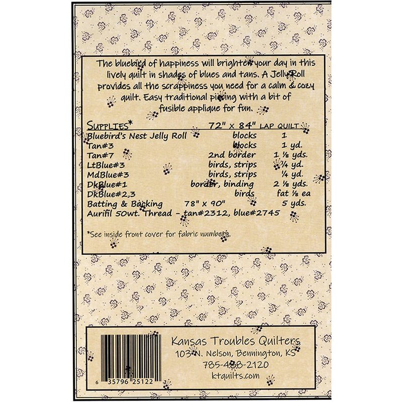 Choose Happiness Quilt Pattern by Kansas Troubles Quilters - Kansas Troubles Quilters from Fort Worth Fabric Studio