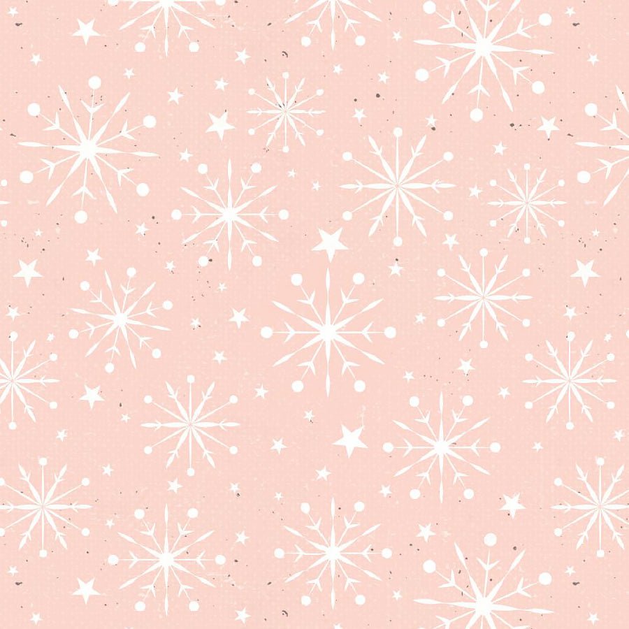 Christmas Magic Stars Pink - Blank Quilting from Fort Worth Fabric Studio