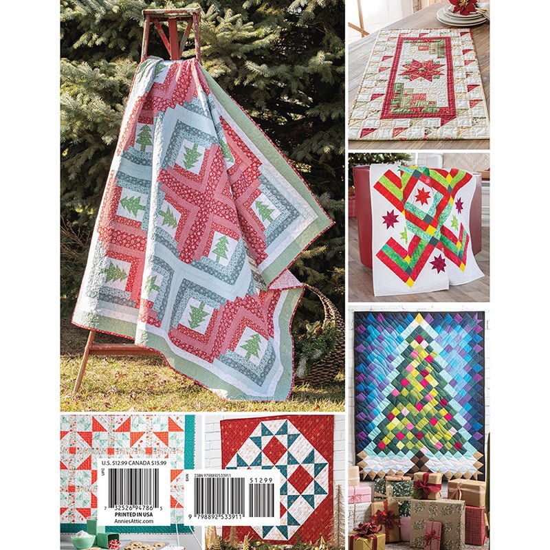 Christmas Quilting: Festive Stitches Quilt Pattern Book - Annie's Quilting from Fort Worth Fabric Studio