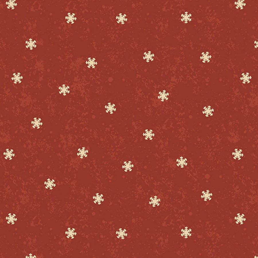 Christmas Tails Snow Dot Light Red - Clothworks from Fort Worth Fabric Studio