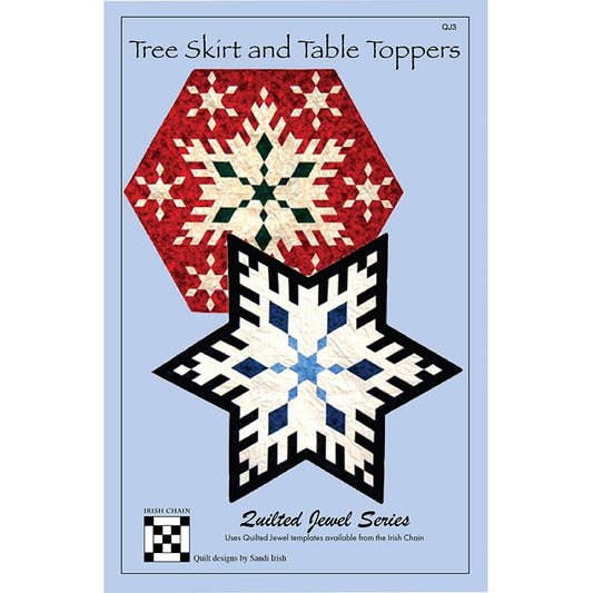 Christmas Tree Skirt and Table Toppers Pattern by Irish Chain - Irish Chain from Fort Worth Fabric Studio