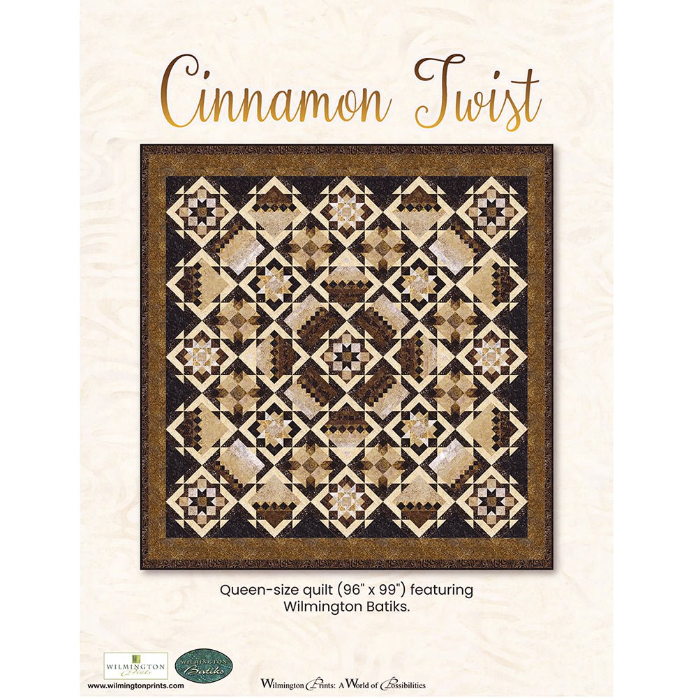 Cinnamon Twist Quilt Pattern from Wilmington PDF Download - Wilmington Prints from Fort Worth Fabric Studio