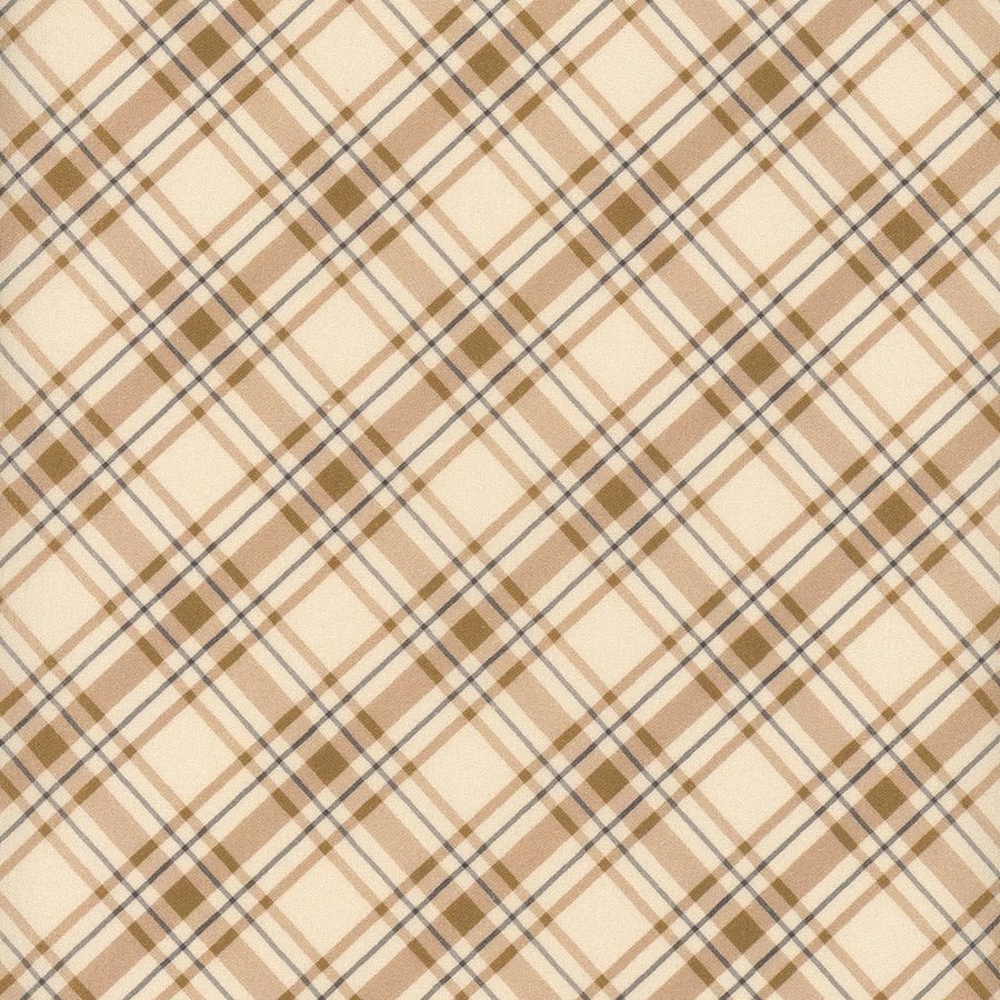 Coastal Escape Maritime Plaid Neutral - Benartex from Fort Worth Fabric Studio