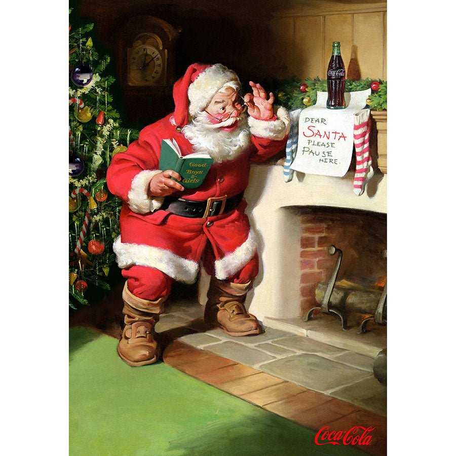 Coca - Cola Christmas 30" Santa Panel Multi - Northcott from Fort Worth Fabric Studio