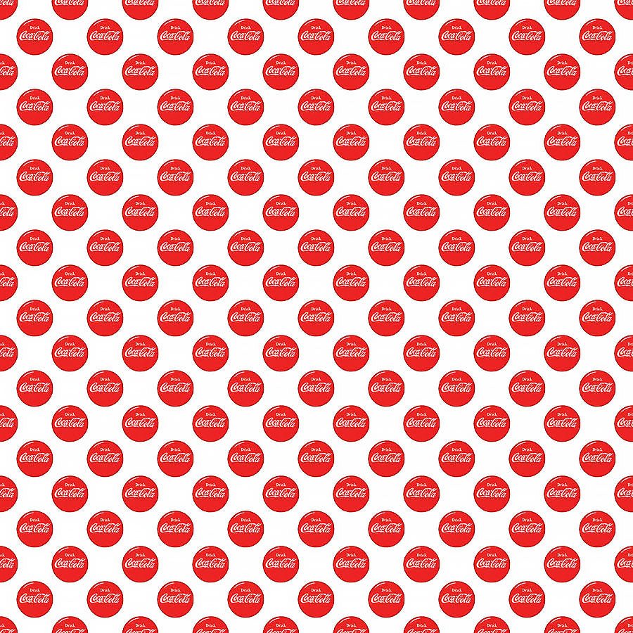 Coca - Cola Christmas Dot White/Red - Northcott from Fort Worth Fabric Studio