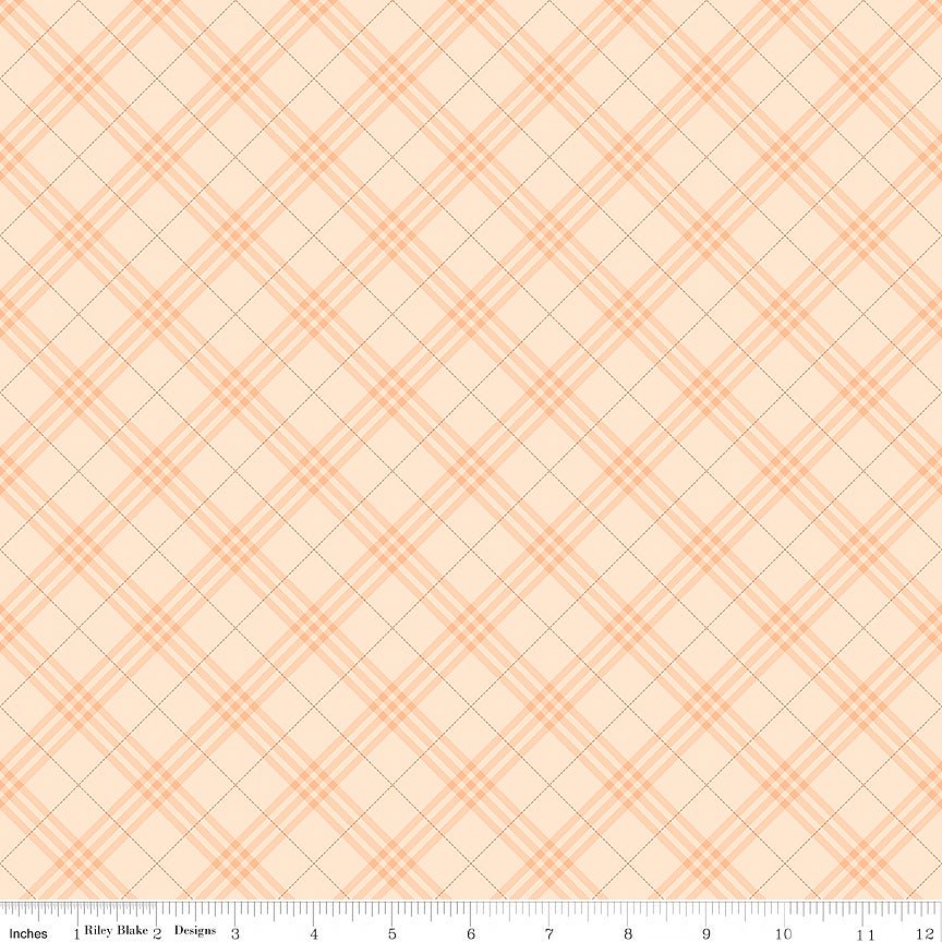 Coffee Time Plaid Shell - Riley Blake from Fort Worth Fabric Studio