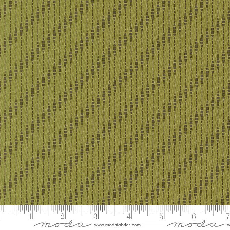 Collection for a Cause: Unity Moire Stripes Fern - Moda from Fort Worth Fabric Studio