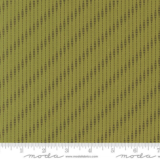 Collection for a Cause: Unity Moire Stripes Fern - Moda from Fort Worth Fabric Studio