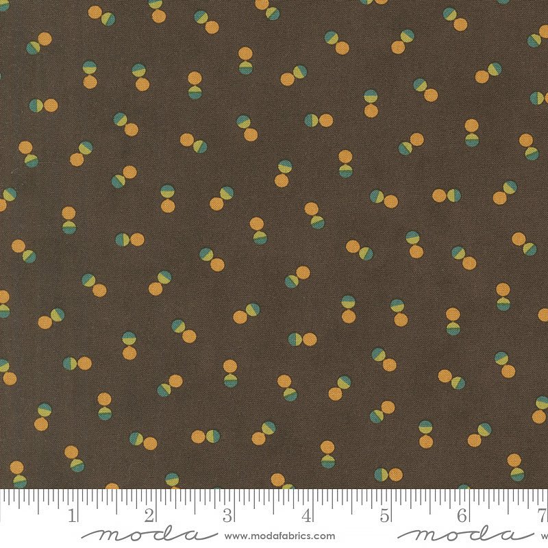 Collection for a Cause: Unity Twin Dots Chocolate - Moda from Fort Worth Fabric Studio