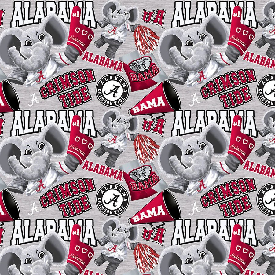 College Fabrics Alabama Collegiate Mascot - Sykel Enterprises from Fort Worth Fabric Studio