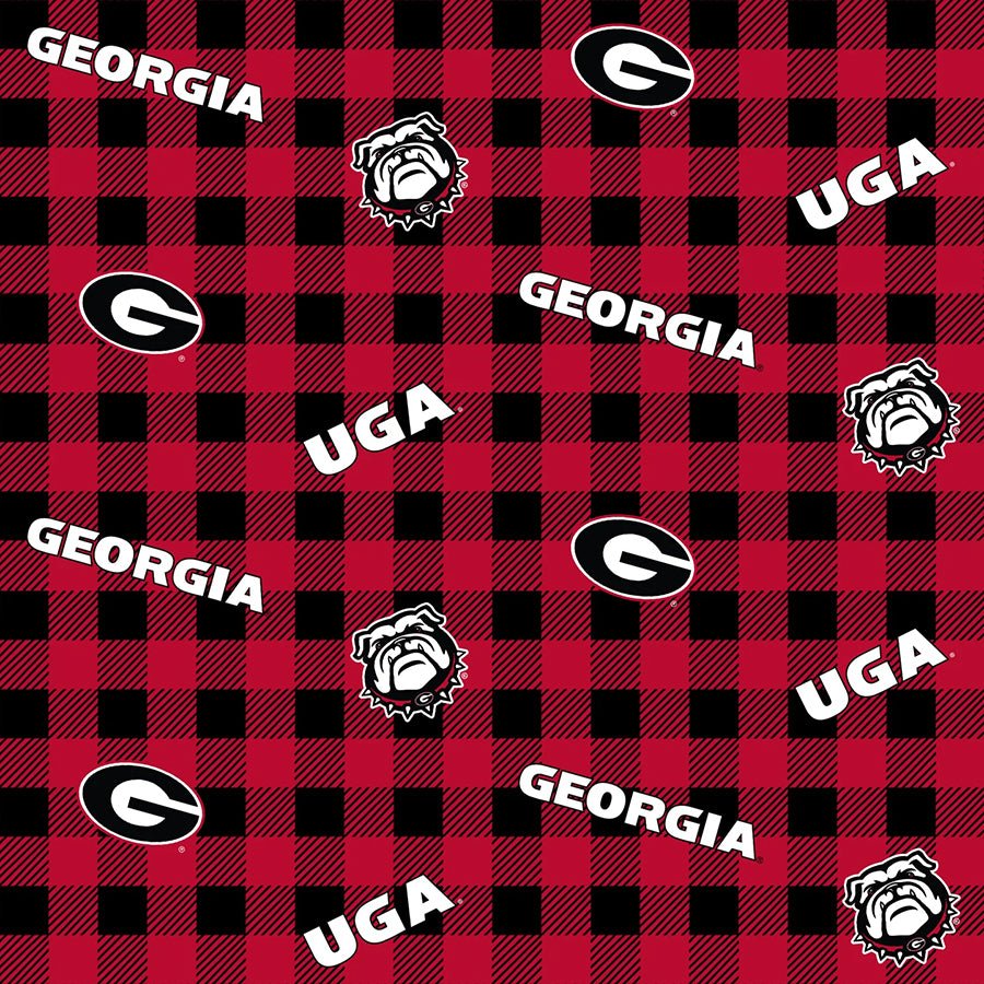 College Fabrics Georgia Buffalo Plaid - Sykel Enterprises from Fort Worth Fabric Studio