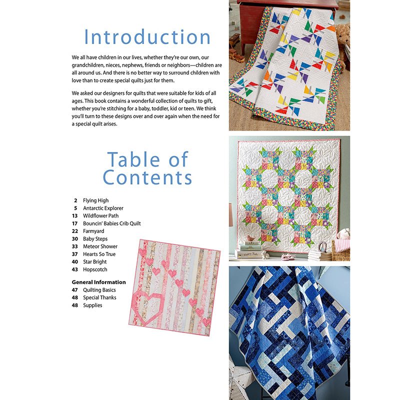 Colorful Quilts for Kids Quilt Pattern Book - Annie's Quilting from Fort Worth Fabric Studio