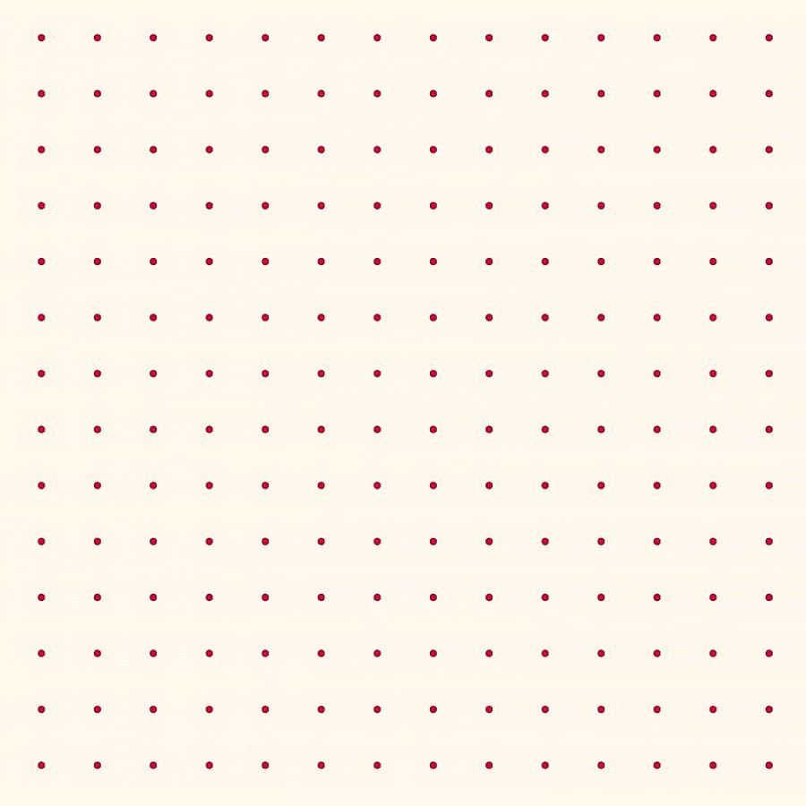 Core Classics Dot Grid Red/Ivory - Windham from Fort Worth Fabric Studio