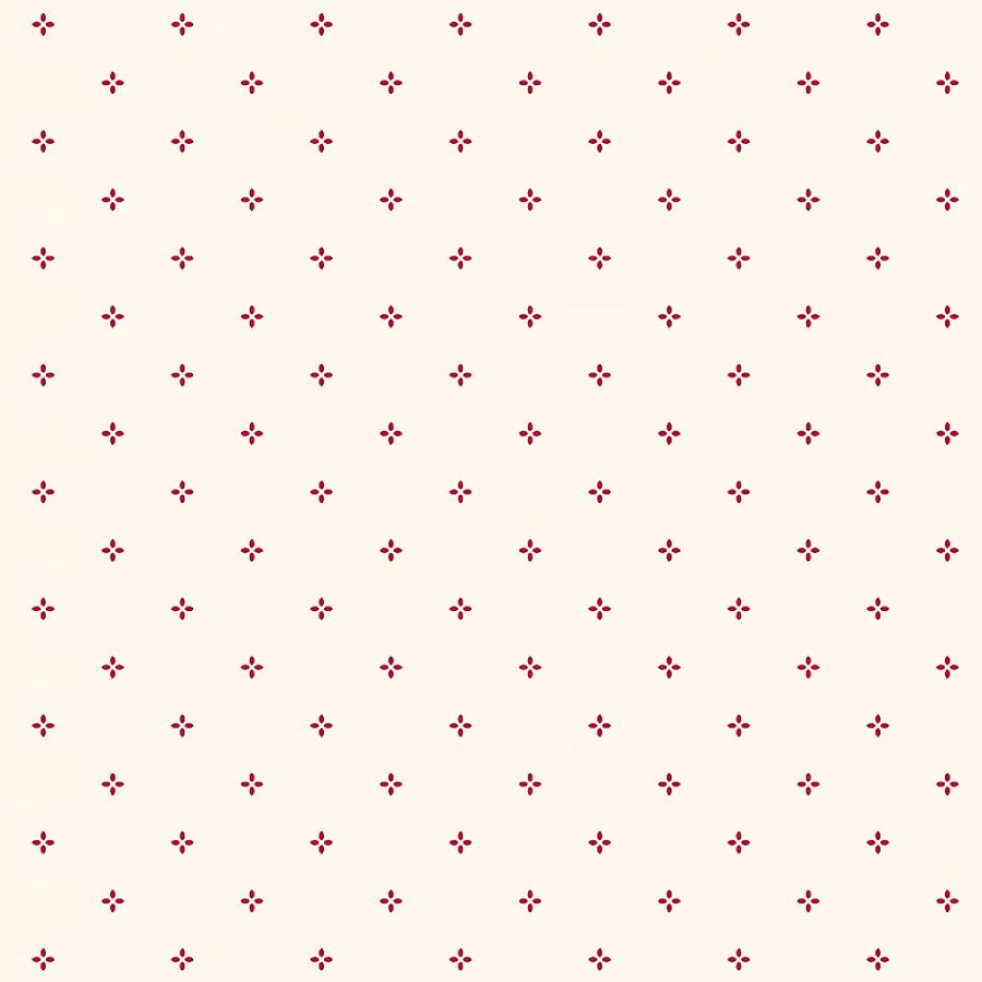 Core Classics Four Points Red/Ivory - Windham from Fort Worth Fabric Studio