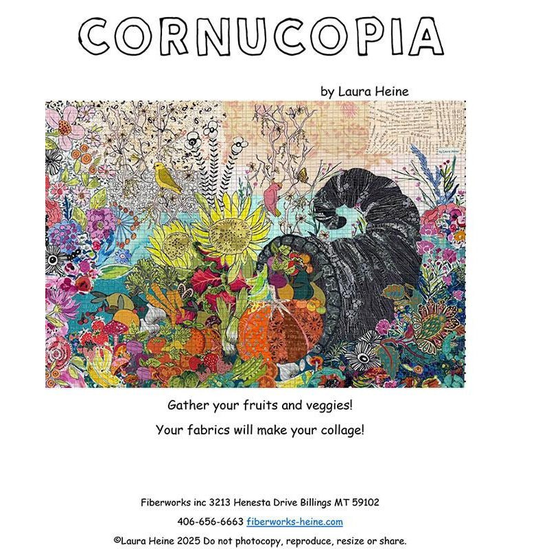 Cornucopia Quilt Pattern by Fiberworks Inc - Fiberworks Inc from Fort Worth Fabric Studio