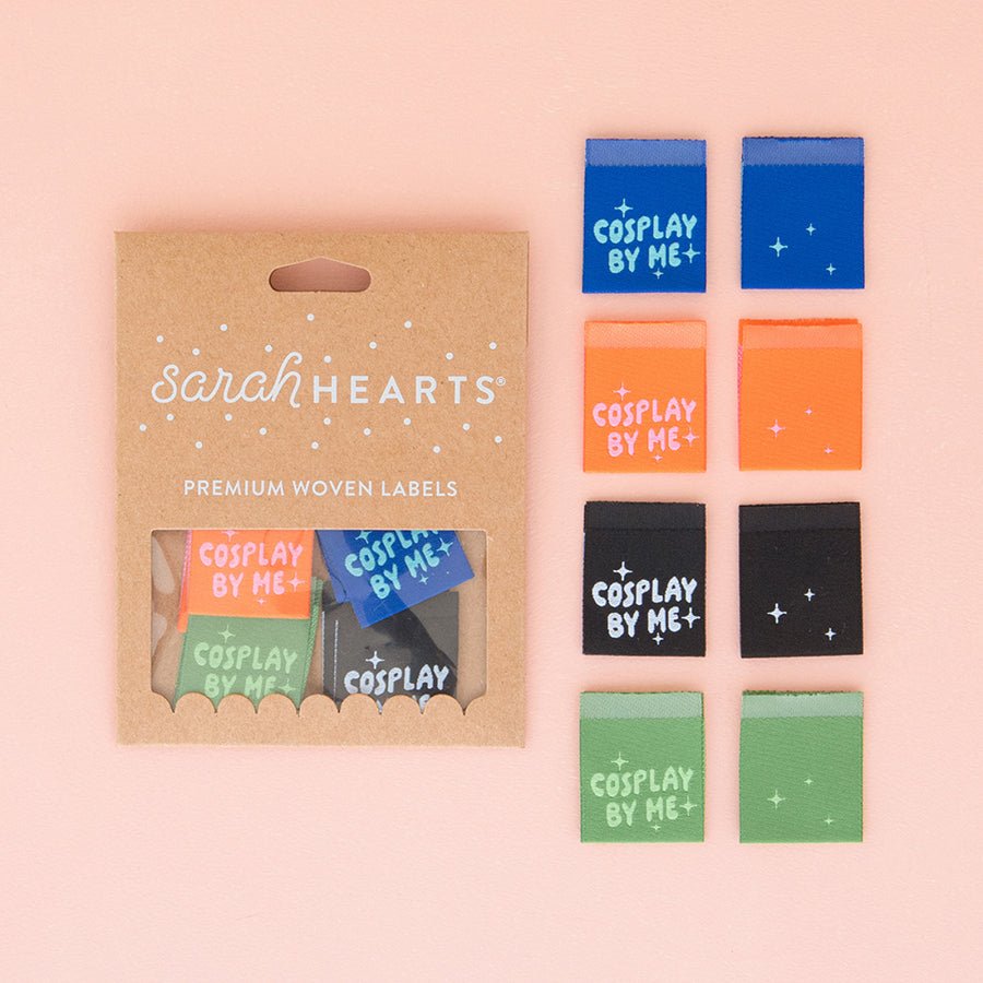 Cosplay Multipack Sew In Labels by Sarah Hearts - Sarah Hearts from Fort Worth Fabric Studio