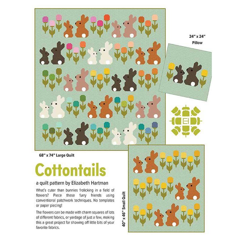 Cottontails Quilt Pattern by Elizabeth Hartman - Elizabeth Hartman from Fort Worth Fabric Studio