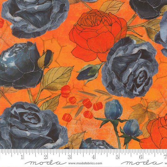 Coven Roses Pumpkin - Moda from Fort Worth Fabric Studio