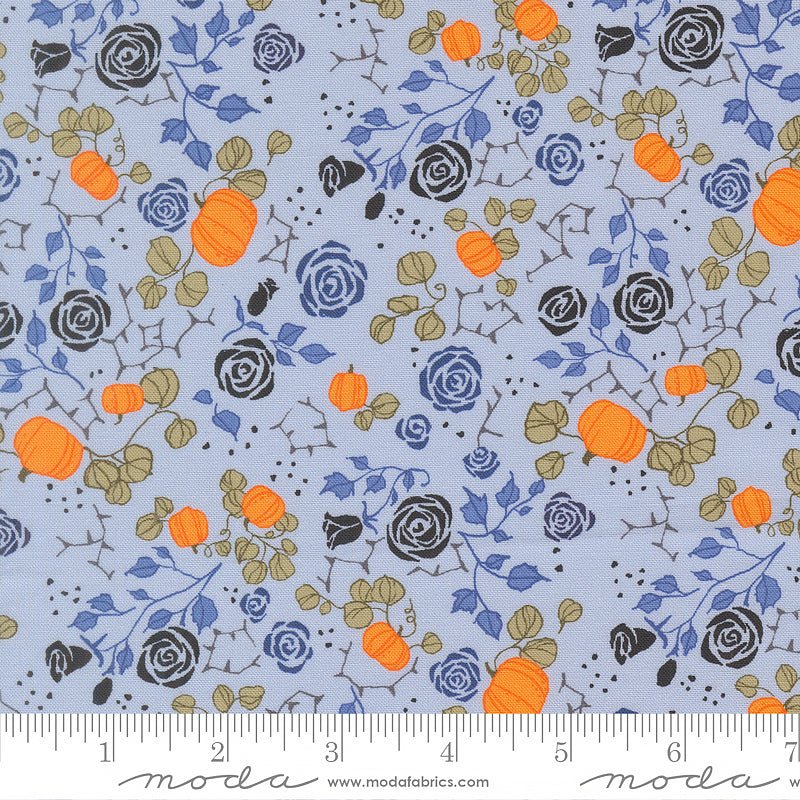 Coven Small Florals Sky - Moda from Fort Worth Fabric Studio