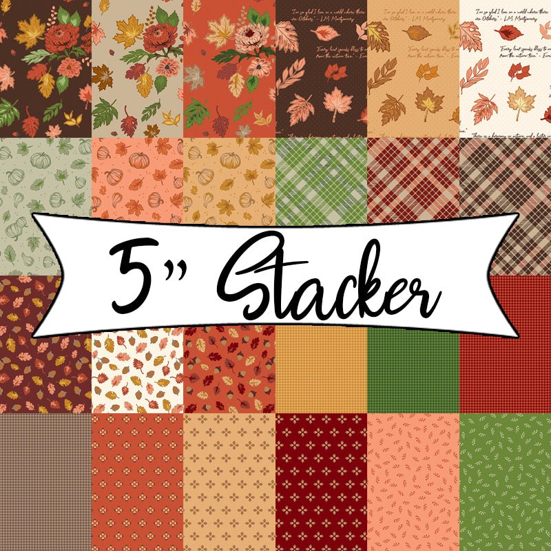 Cozy Autumn 5" Stacker - Riley Blake from Fort Worth Fabric Studio