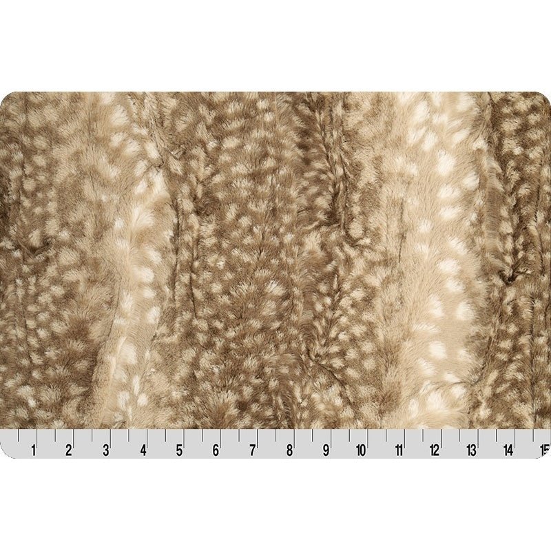 Cuddle by Shannon 2 Yard Luxe Cuddle Cut Fawn Cappuccino Cuddle Cut by Shannon Fabrics