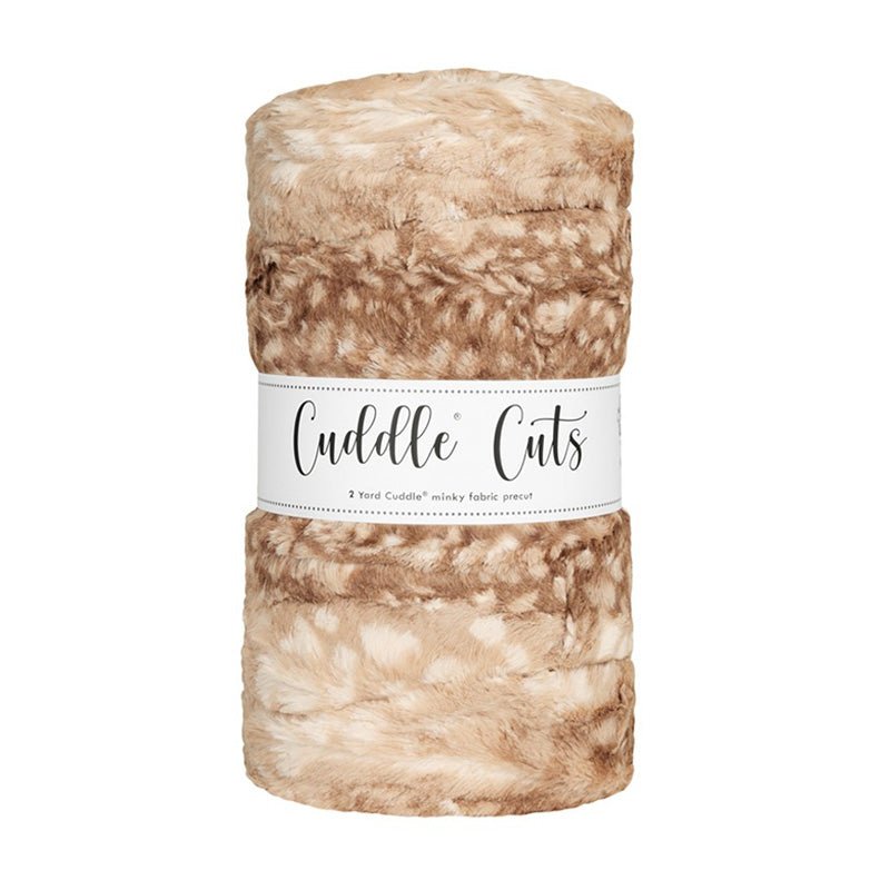 Cuddle by Shannon 2 Yard Luxe Cuddle Cut Fawn Cappuccino Cuddle Cut by Shannon Fabrics