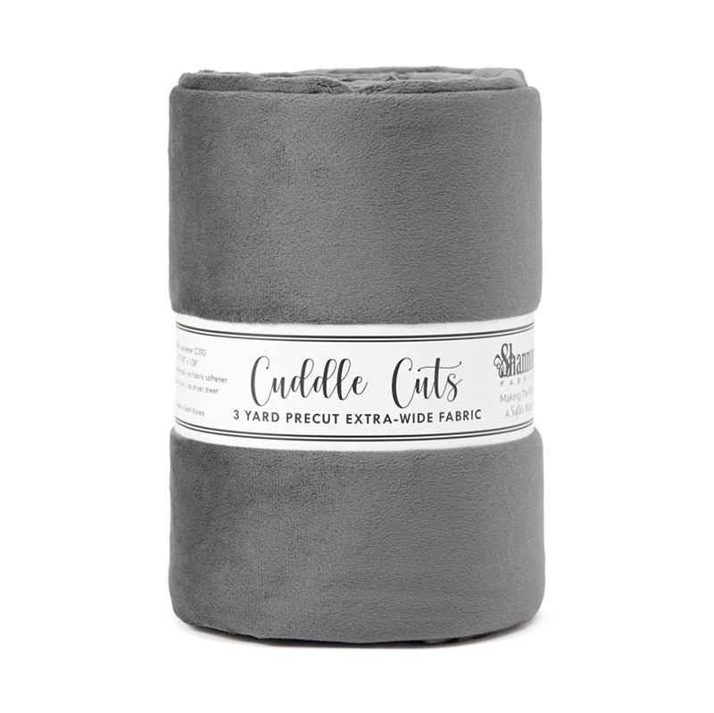 Cuddle by Shannon 3 Yard Cuddle Cut Ash - Shannon Fabrics from Fort Worth Fabric Studio