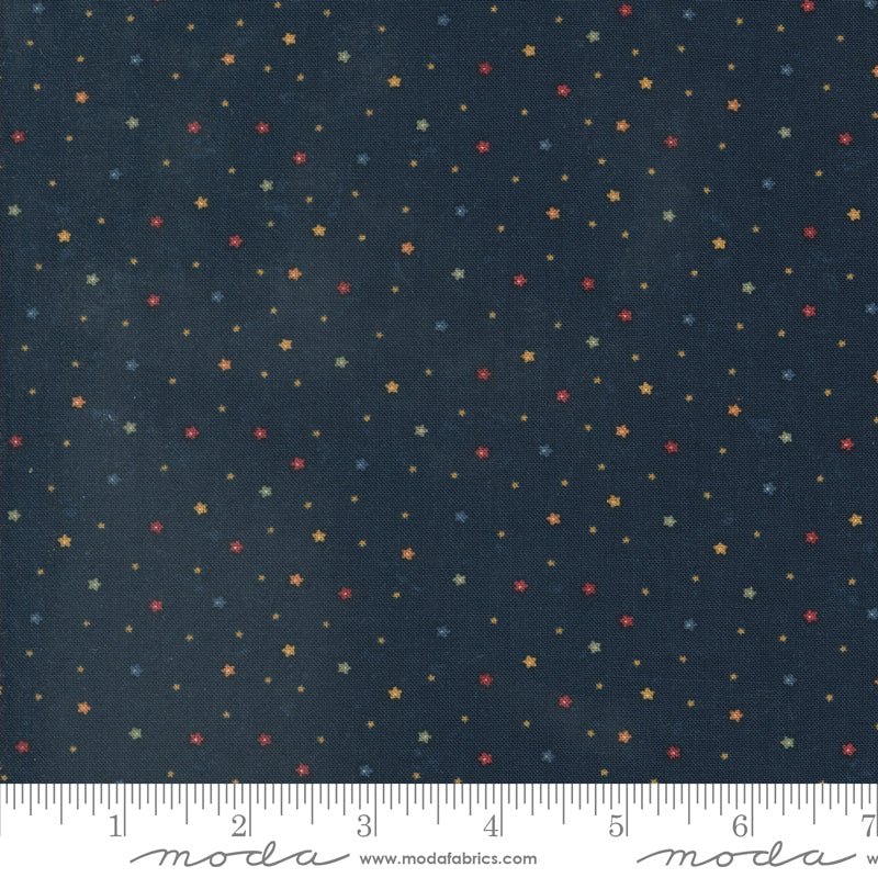 Daisy Lane Pebbles Bluebell - Moda from Fort Worth Fabric Studio