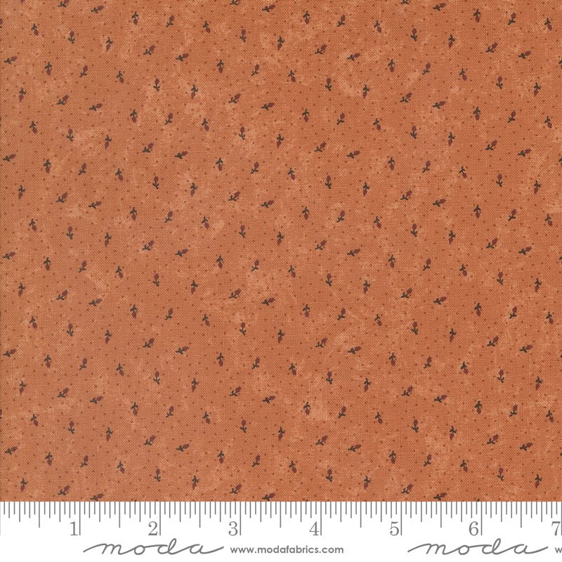 Daisy Lane Rosebuds Tiger Lily - Moda from Fort Worth Fabric Studio
