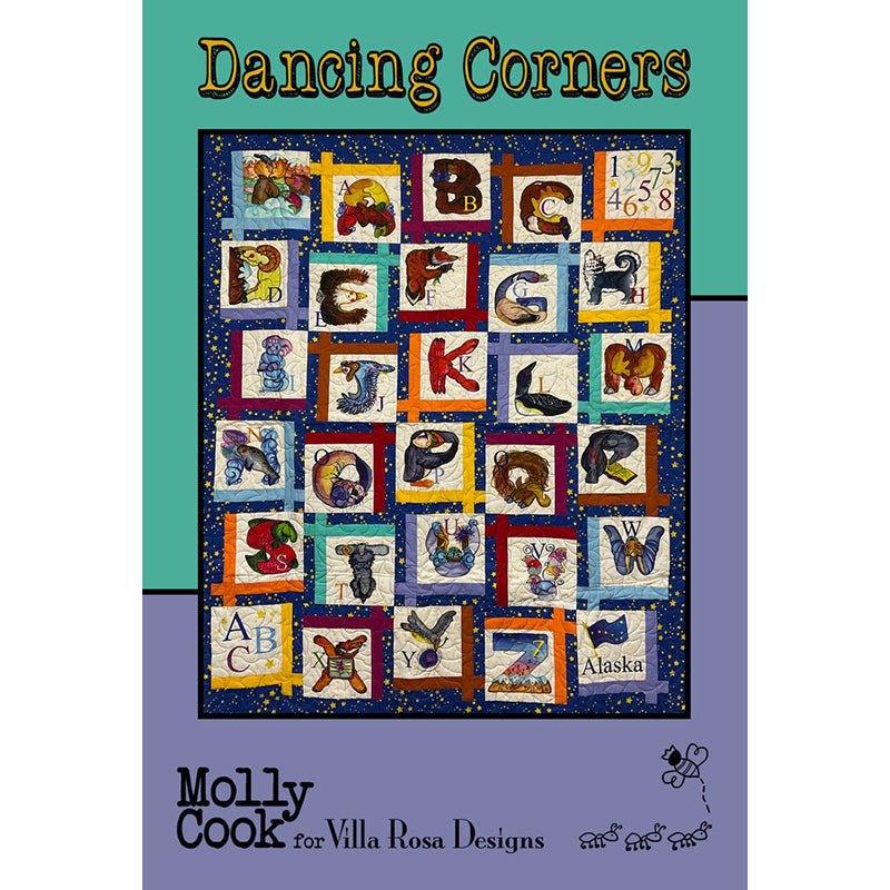 Dancing Corners Quilt Pattern PDF Download - Villa Rosa Designs from Fort Worth Fabric Studio