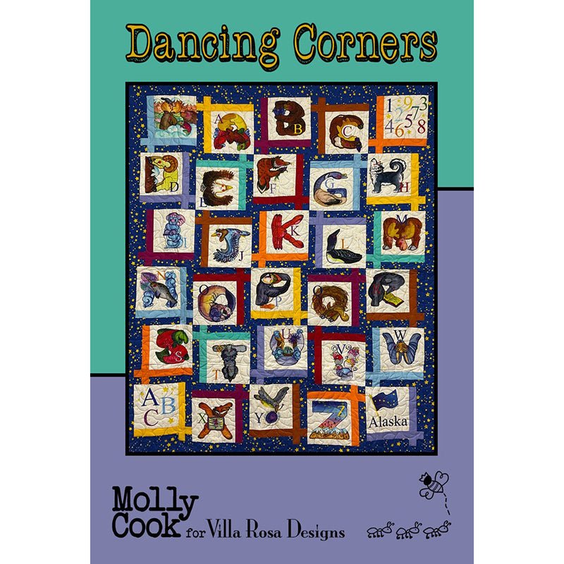 Dancing Corners Quilt Pattern - Villa Rosa Designs from Fort Worth Fabric Studio