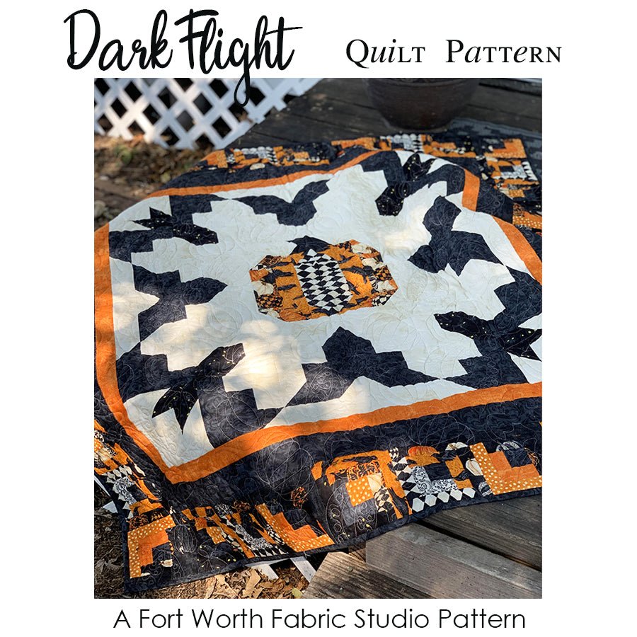 Dark Flight Quilt Pattern PDF Download - Fort Worth Fabric Studio from Fort Worth Fabric Studio